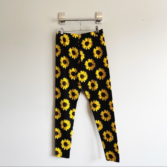NO BOUNDARIES | Sunflower Leggings Sz M - Picture 4 of 6